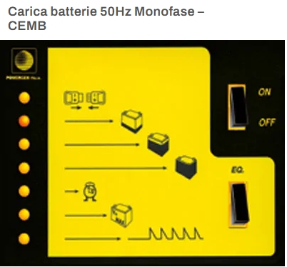 Carica Batterie 50Hz Monofase CEMB 1