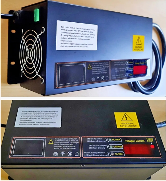 Carica Batterie Alta Frequenza Monofase 24V 40A